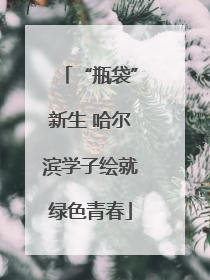 “瓶袋”新生 哈尔滨学子绘就绿色青春