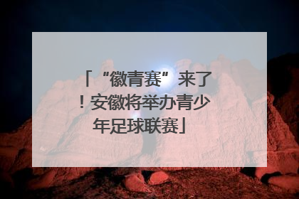 “徽青赛”来了！安徽将举办青少年足球联赛