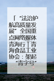 “法治护航高质量发展”全国重点网络媒体青海行｜青海食品工业协会：架起“青字号”美食的产业化桥梁