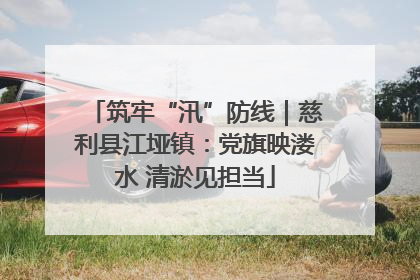 筑牢“汛”防线｜慈利县江垭镇：党旗映溇水 清淤见担当