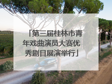 第三届桂林市青年戏曲演员大赛优秀剧目展演举行