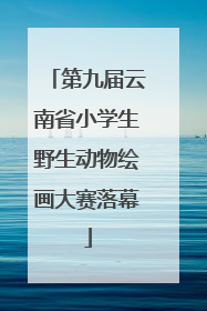 第九届云南省小学生野生动物绘画大赛落幕