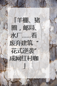 羊棚、猪圈，邮局、水厂……看废弃建筑“花式逆袭”成网红村咖