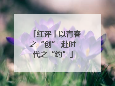 红评丨以青春之“创” 赴时代之“约”