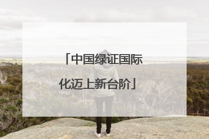 中国绿证国际化迈上新台阶