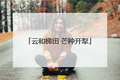 云和梯田 芒种开犁