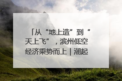 从“地上造”到“天上飞”，滨州低空经济乘势而上｜潮起渤海・网聚黄蓝