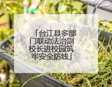 台江县多部门联动法治副校长进校园筑牢安全防线