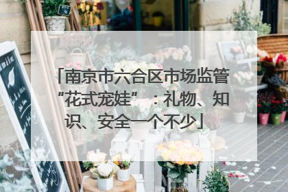 南京市六合区市场监管“花式宠娃”：礼物、知识、安全一个不少
