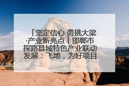 坚定信心 勇挑大梁·产业新亮点丨邯郸市探路县域特色产业联动发展：飞地，为好项目跨域安个家