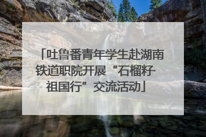 吐鲁番青年学生赴湖南铁道职院开展“石榴籽·祖国行”交流活动