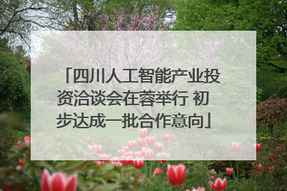 四川人工智能产业投资洽谈会在蓉举行 初步达成一批合作意向