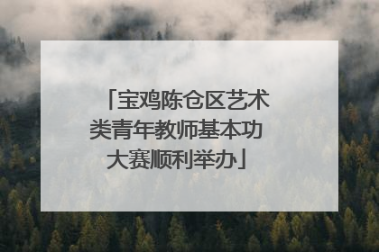 宝鸡陈仓区艺术类青年教师基本功大赛顺利举办