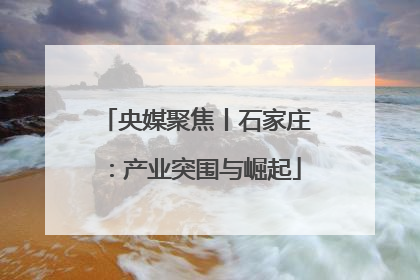 央媒聚焦丨石家庄：产业突围与崛起