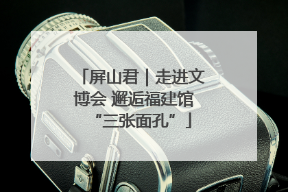 屏山君｜走进文博会 邂逅福建馆“三张面孔”