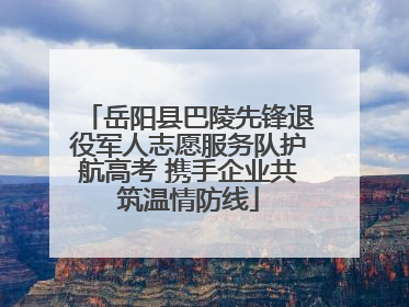 岳阳县巴陵先锋退役军人志愿服务队护航高考 携手企业共筑温情防线