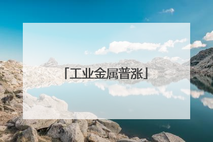 工业金属普涨
