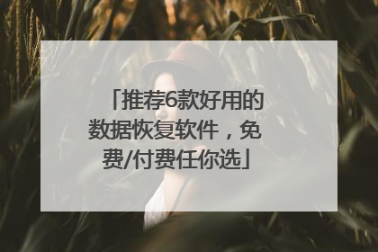 推荐6款好用的数据恢复软件，免费/付费任你选
