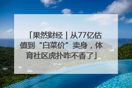 果然财经｜从77亿估值到“白菜价”卖身，体育社区虎扑咋不香了