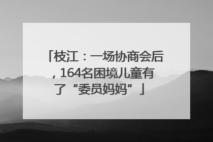 枝江：一场协商会后，164名困境儿童有了“委员妈妈”