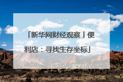 新华网财经观察丨便利店：寻找生存坐标