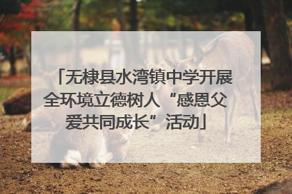 无棣县水湾镇中学开展全环境立德树人“感恩父爱共同成长”活动