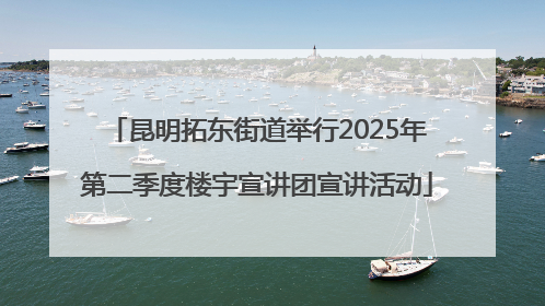 昆明拓东街道举行2025年第二季度楼宇宣讲团宣讲活动