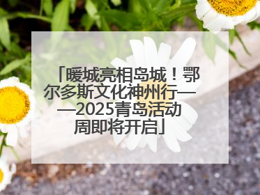 暖城亮相岛城！鄂尔多斯文化神州行——2025青岛活动周即将开启