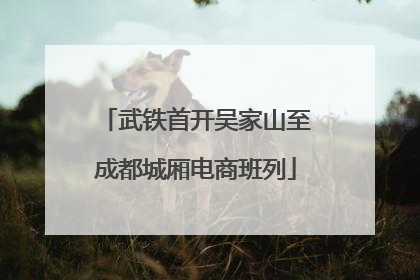 武铁首开吴家山至成都城厢电商班列