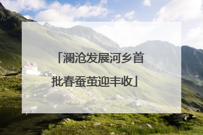 澜沧发展河乡首批春蚕茧迎丰收