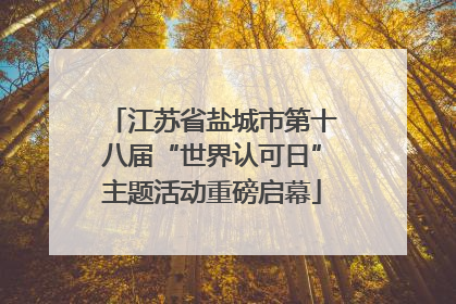 江苏省盐城市第十八届“世界认可日”主题活动重磅启幕