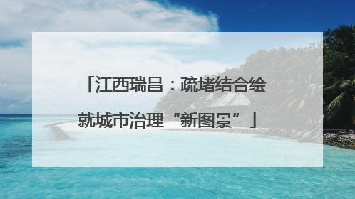 江西瑞昌：疏堵结合绘就城市治理“新图景”