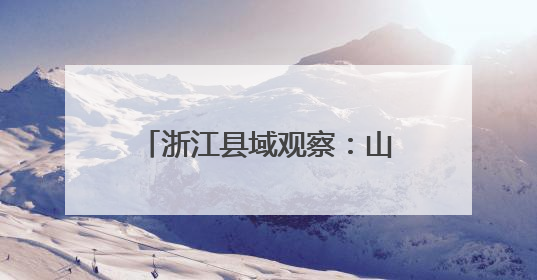 浙江县域观察：山间工坊诠释共富路上“一个都不少”