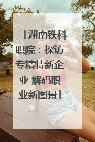 湖南铁科职院：探访专精特新企业 解码职业新图景