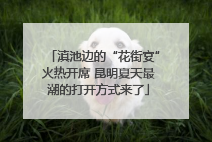 滇池边的“花街宴”火热开席 昆明夏天最潮的打开方式来了