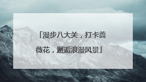 漫步八大关，打卡蔷薇花，邂逅浪漫风景