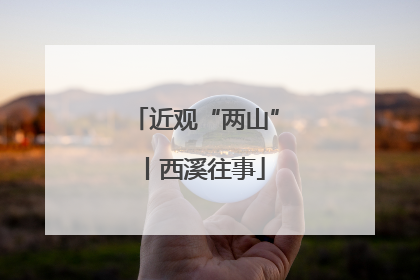 近观“两山”丨西溪往事
