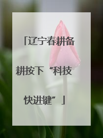 辽宁春耕备耕按下“科技快进键”