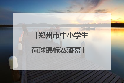 郑州市中小学生荷球锦标赛落幕