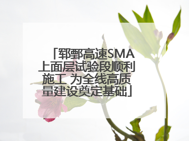 郓鄄高速SMA上面层试验段顺利施工 为全线高质量建设奠定基础