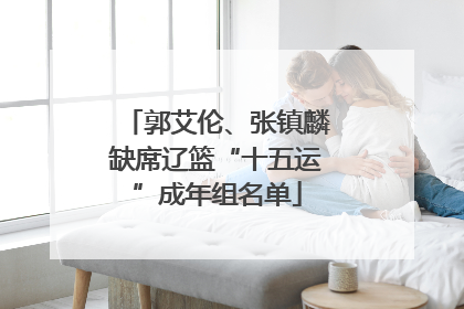 郭艾伦、张镇麟缺席辽篮“十五运”成年组名单