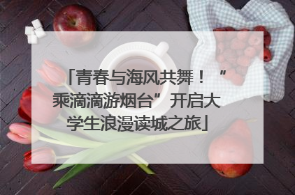青春与海风共舞！“乘滴滴游烟台”开启大学生浪漫读城之旅