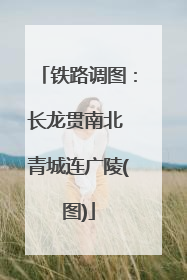 铁路调图：长龙贯南北 青城连广陵(图)