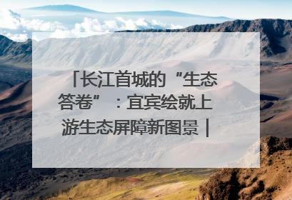 长江首城的“生态答卷”：宜宾绘就上游生态屏障新图景｜中华环保世纪行