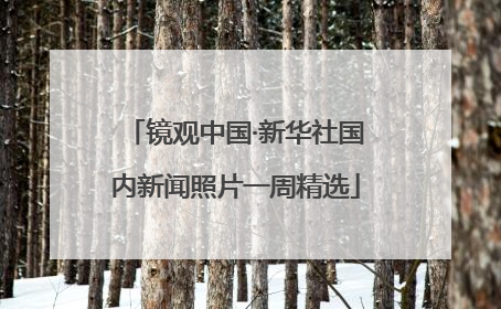 镜观中国·新华社国内新闻照片一周精选