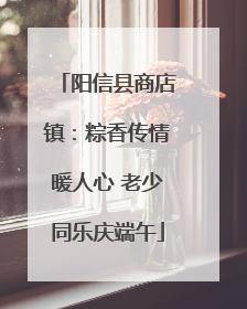 阳信县商店镇：粽香传情暖人心 老少同乐庆端午