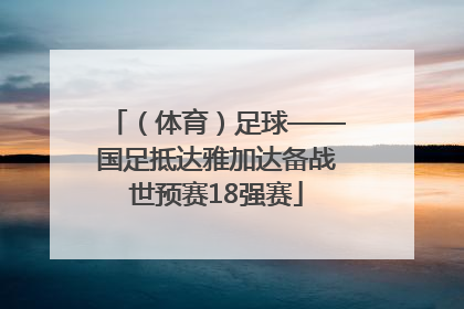 （体育）足球——国足抵达雅加达备战世预赛18强赛