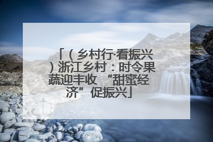 （乡村行·看振兴）浙江乡村：时令果蔬迎丰收 “甜蜜经济”促振兴