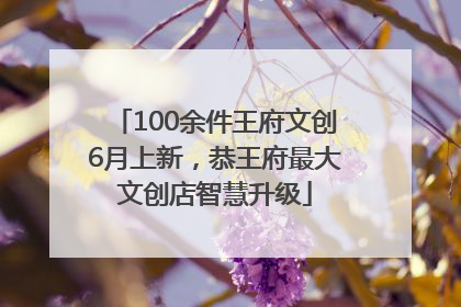 100余件王府文创6月上新，恭王府最大文创店智慧升级