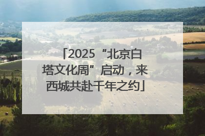 2025“北京白塔文化周”启动，来西城共赴千年之约